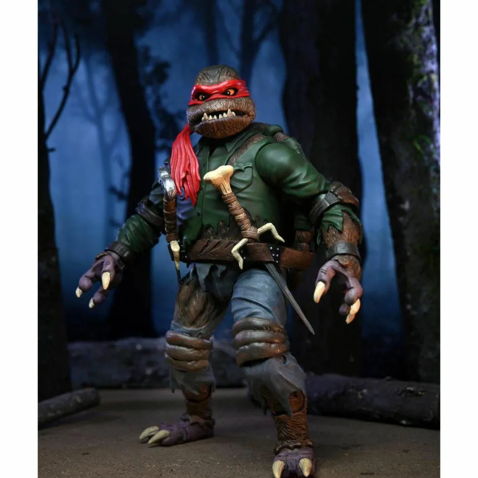 Teenage Mutant Ninja Turtles x Universal Monsters - Raphael as The Wolfman Figure Ultimate 7" Scale Action Figure