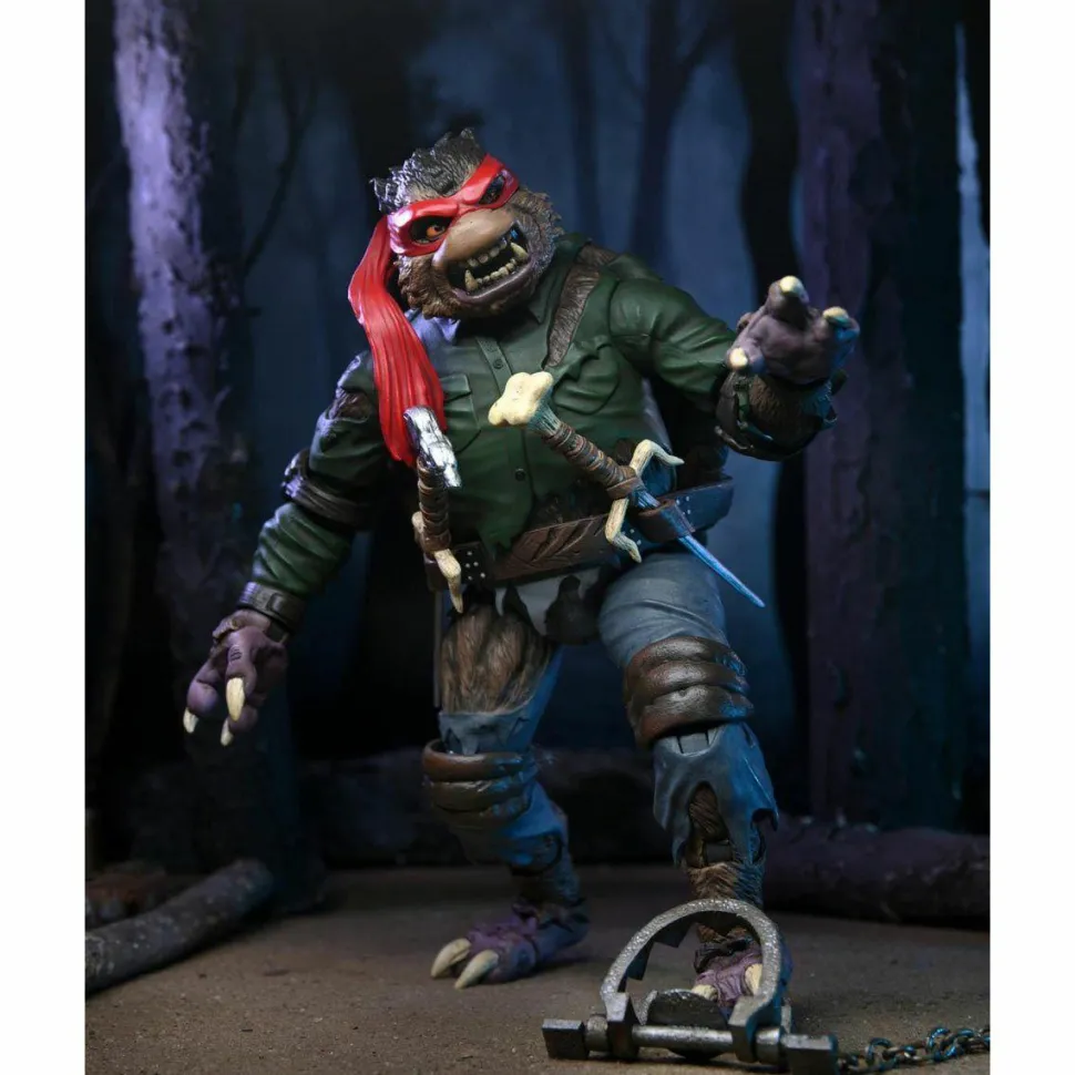 Teenage Mutant Ninja Turtles x Universal Monsters - Raphael as The Wolfman Figure Ultimate 7" Scale Action Figure