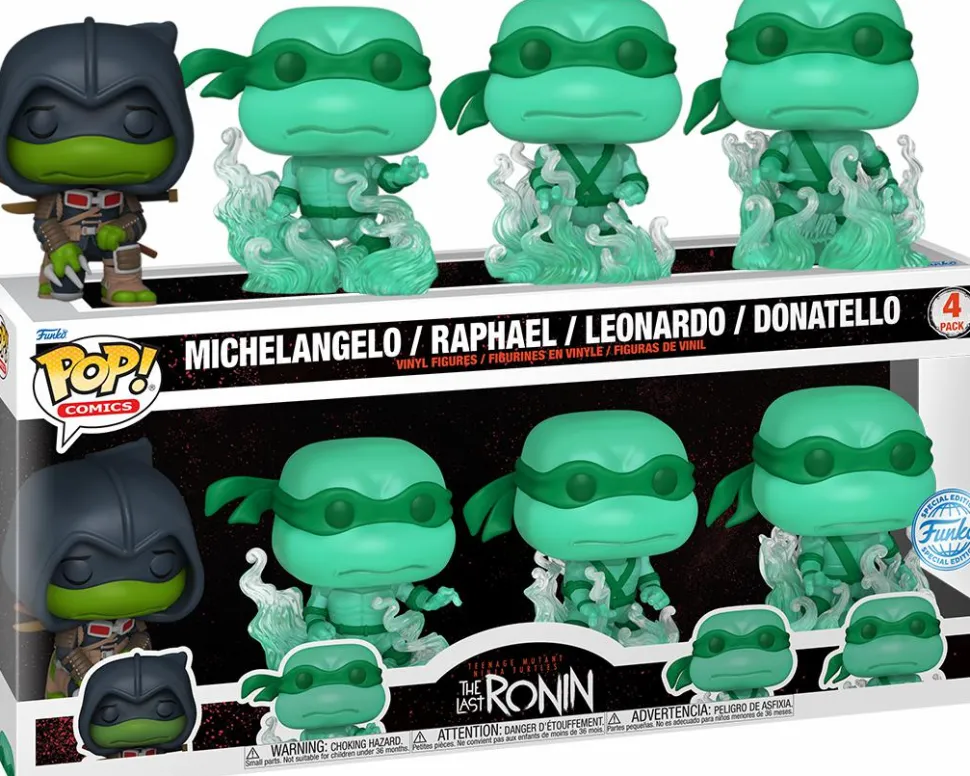Teenage Mutant Ninja Turtles: The Last Ronin - Michelangelo, Raphael, Leonardo & Donatello Pop! Vinyl Figure 4-Pack