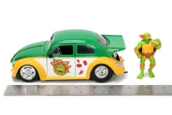 Teenage Mutant Ninja Turtles (1987) - Michelangelo & 1959 Volkswagen Drag Beetle Hollywood Rides 1/24th Scale Die-Cast Vehicle Replica