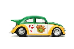 Teenage Mutant Ninja Turtles (1987) - Michelangelo & 1959 Volkswagen Drag Beetle Hollywood Rides 1/24th Scale Die-Cast Vehicle Replica