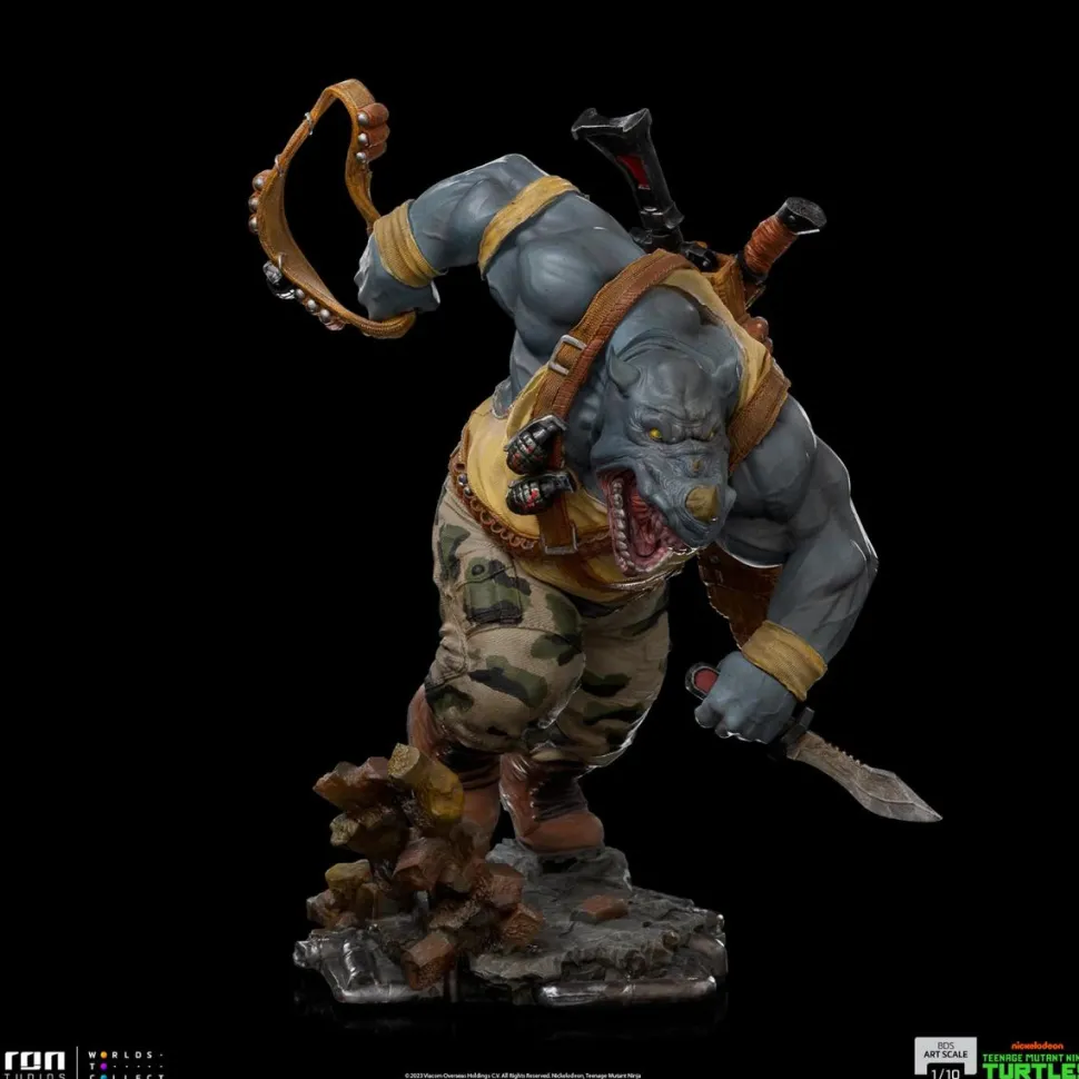 Teenage Mutant Ninja Turtles - Rocksteady 1/10th Scale Statue
