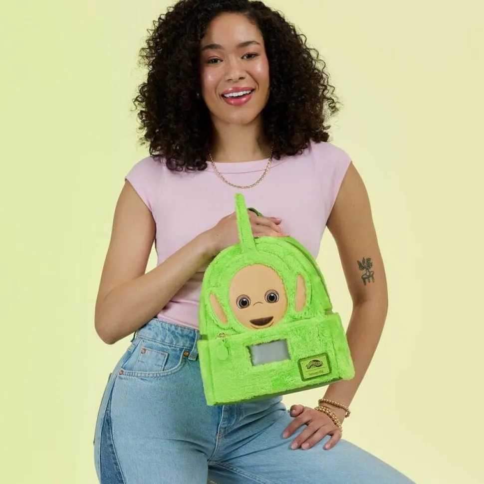 Teletubbies - Dipsy Plush Cosplay Light Up 10" Faux Leather Mini Backpack