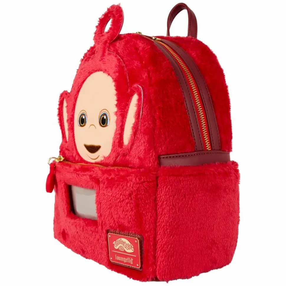 Teletubbies - Po Plush Cosplay Light Up 10" Faux Leather Mini Backpack