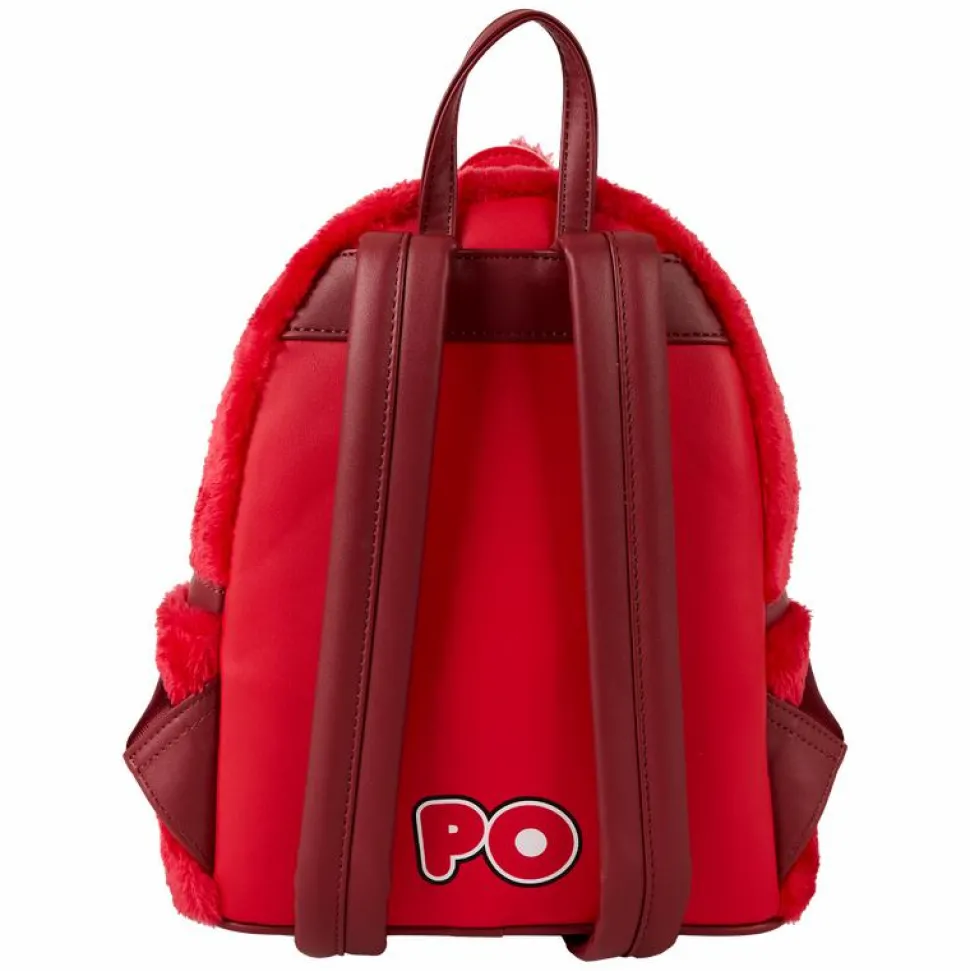 Teletubbies - Po Plush Cosplay Light Up 10" Faux Leather Mini Backpack