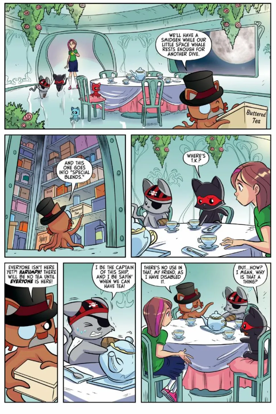 Tentacle Kitty - Tales Around the Teacup Paperback Book