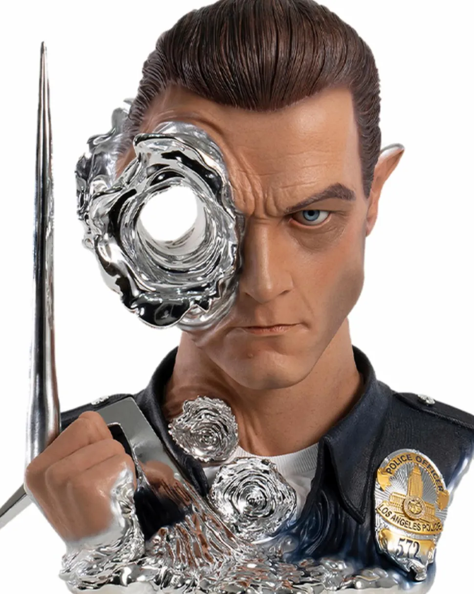 Terminator 2: Judgement Day - T-1000 Art Mask Deluxe Edition 1:1 Scale Life-Size Bust