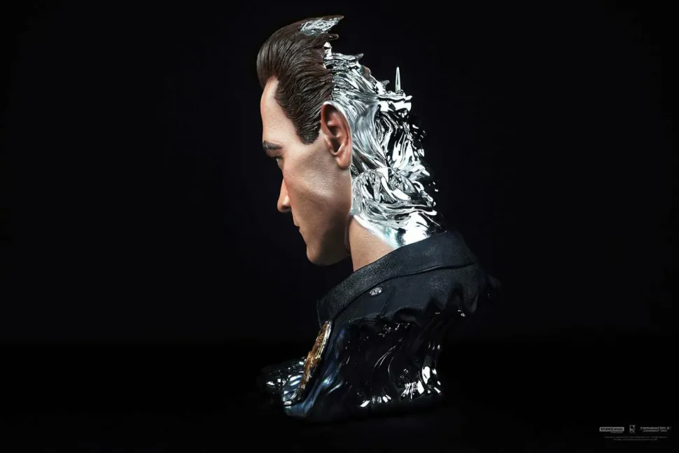 Terminator 2: Judgement Day - T-1000 Art Mask Deluxe Edition 1:1 Scale Life-Size Bust