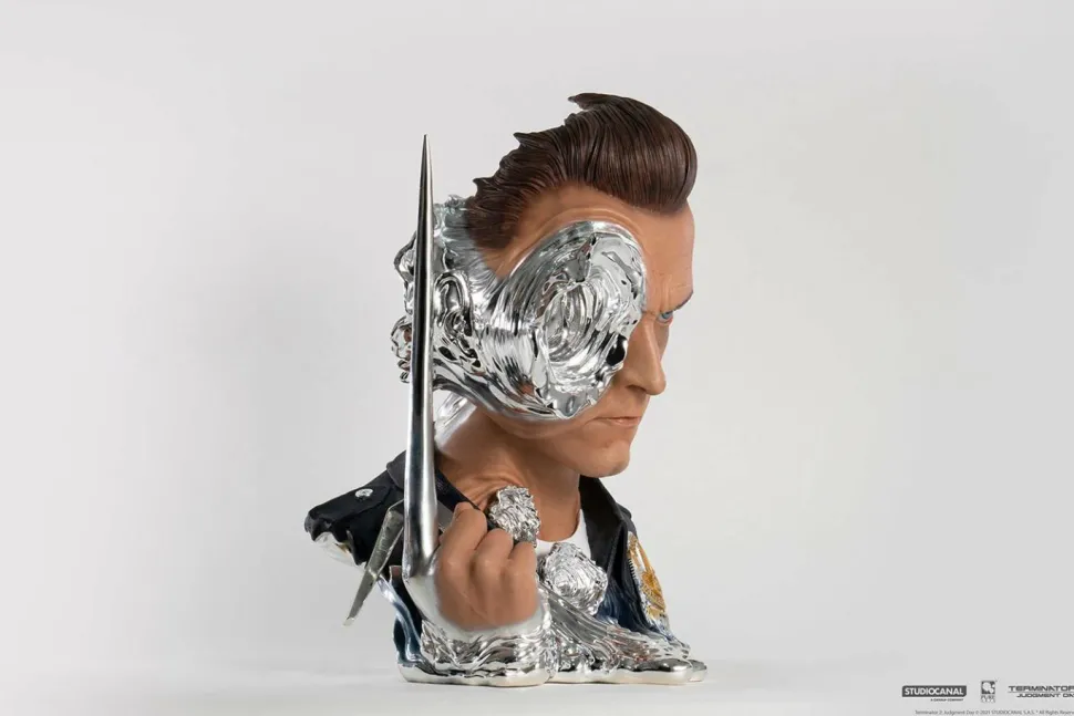 Terminator 2: Judgement Day - T-1000 Art Mask Deluxe Edition 1:1 Scale Life-Size Bust