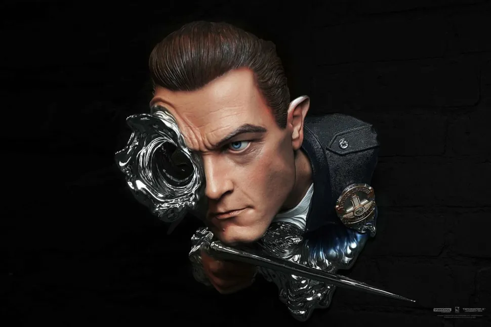 Terminator 2: Judgement Day - T-1000 Art Mask Deluxe Edition 1:1 Scale Life-Size Bust