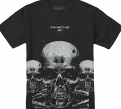 Terminator 2: Judgement Day - Terminator x Primitive Terminator Washed Black T-Shirt