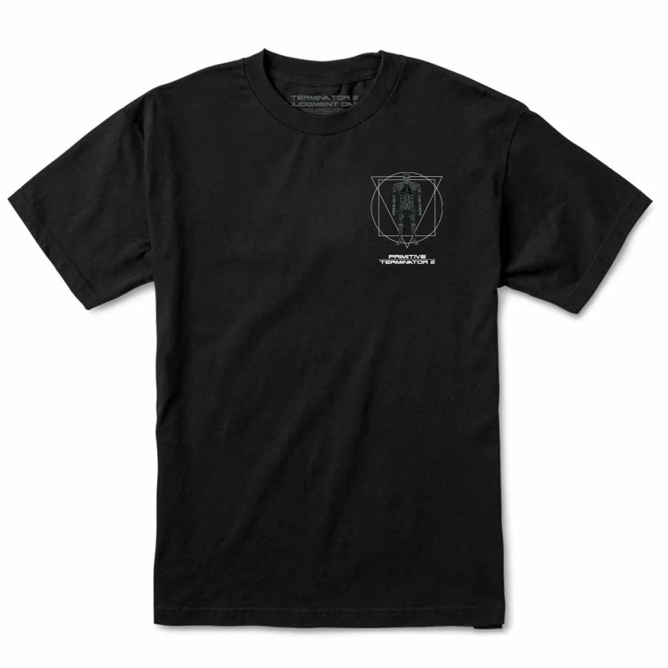 Terminator 2: Judgement Day - Terminator x Primitive Skynet Black T-Shirt