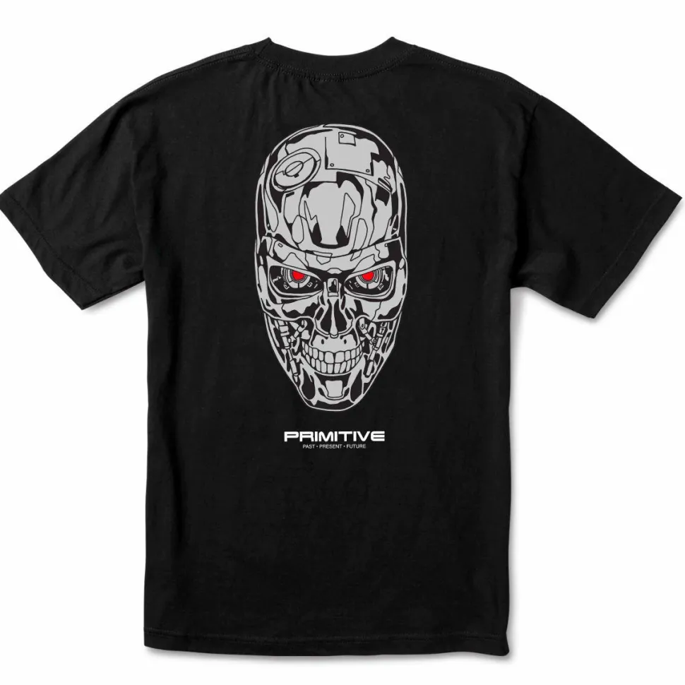 Terminator 2: Judgement Day - Terminator x Primitive Skynet Black T-Shirt