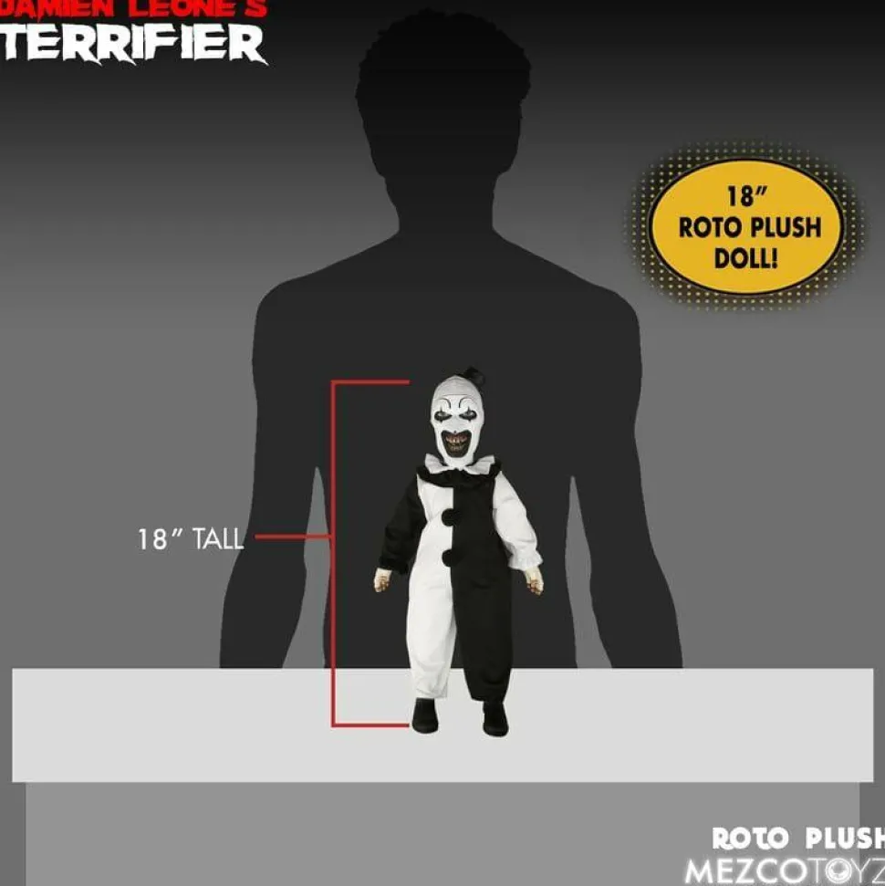 Terrifier - Art the Clown Designer Series 18" Roto Plush