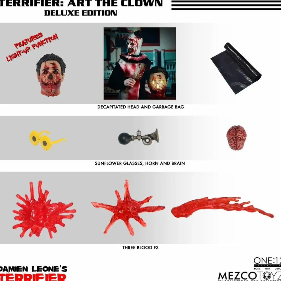 Terrifier - Art the Clown (Deluxe Edition) One:12 Collective Action Figure