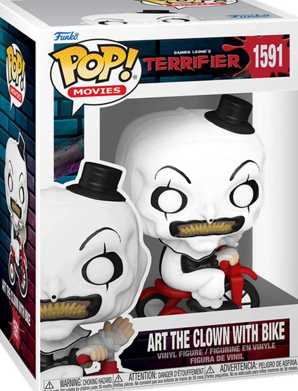 Terrifier - Art The Clown with Bike Pop! Vinyl Figure