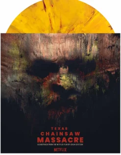 Texas Chainsaw Massacre (2022) - Soundtrack From The Netflix Film by Colin Stetson LP Vinyl Record ("Sunflower & Blood" Yellow with Red Splatter Vinyl)