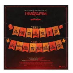 Thanksgiving - Original Motion Picture Soundtrack by Brandon Roberts LP Vinyl Record (