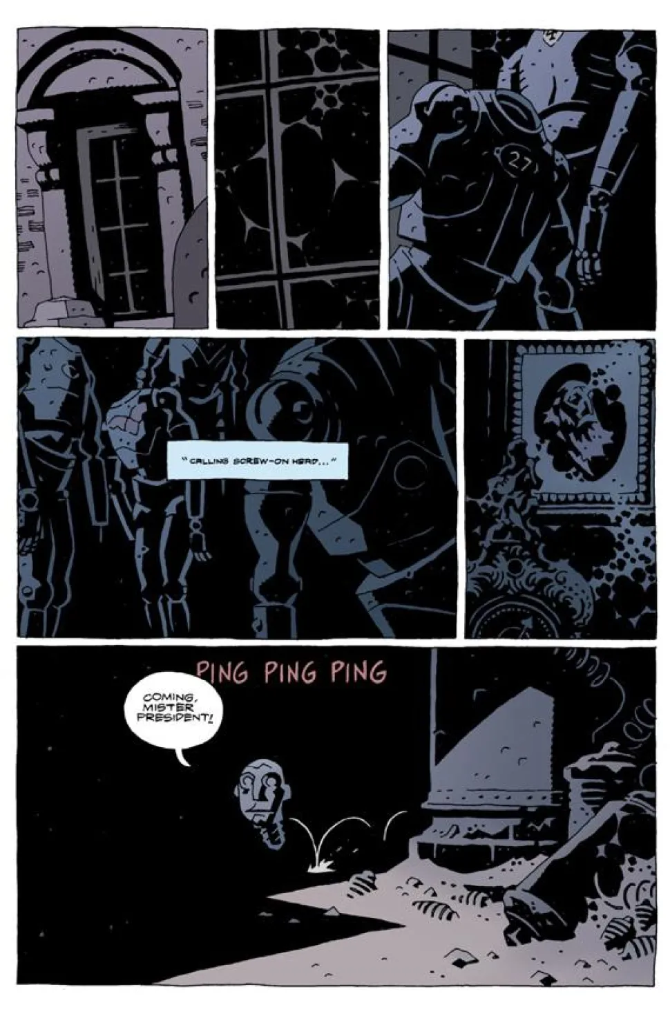 The Amazing Screw-On Head and Other Curious Objects by Mike Mignola 20th Anniversary Edition Hardcover Book