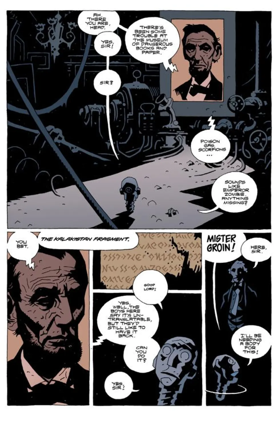 The Amazing Screw-On Head and Other Curious Objects by Mike Mignola 20th Anniversary Edition Hardcover Book