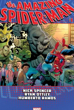 The Amazing Spider-Man - The Amazing Spider-Man by Nick Spencer Omnibus Volume 01 Hardcover Book (DM Variant Cover)