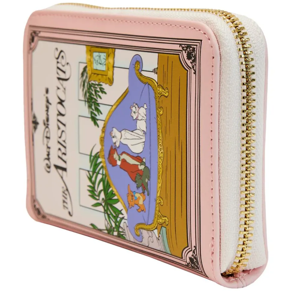 The Aristocats (1970) - Book 4” Faux Leather Zip-Around Wallet