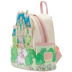 The Aristocats (1970) - Marie House 10” Faux Leather Mini Backpack
