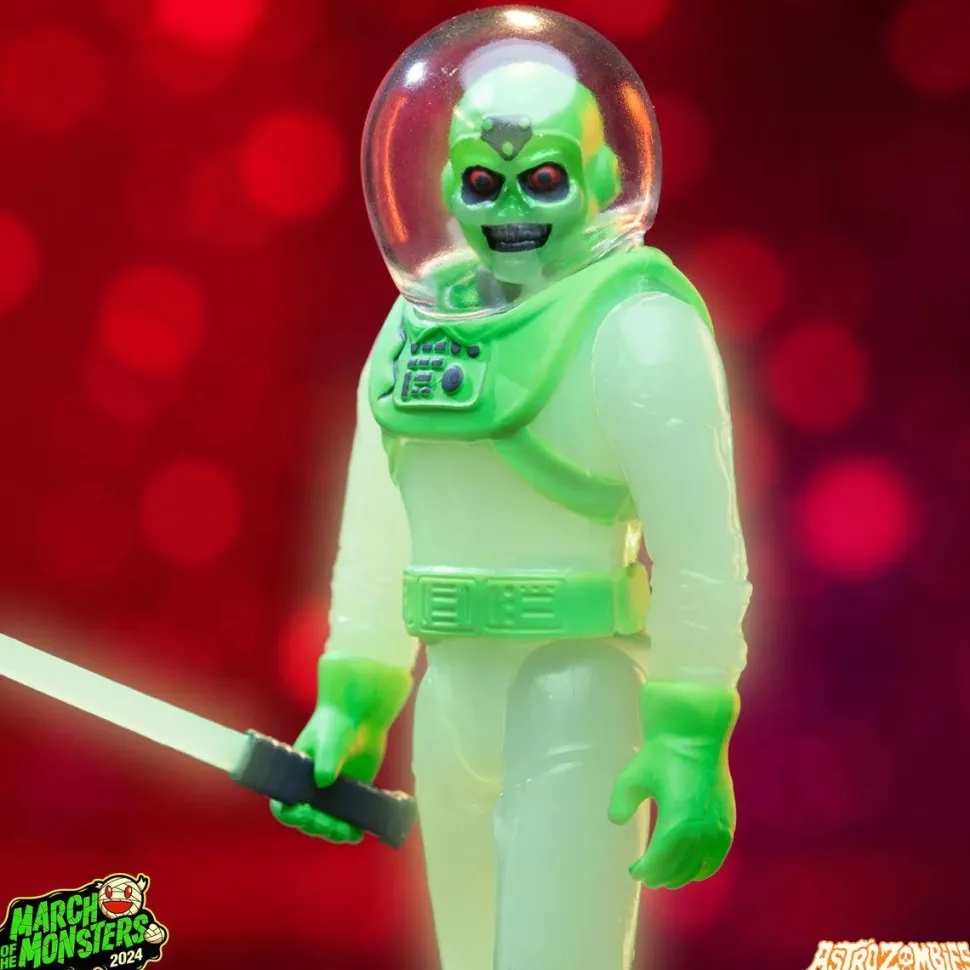 The Astro Zombies - Astro Zombie (Monster Glow) Glow-in-the-Dark ReAction 3.75" Action Figure