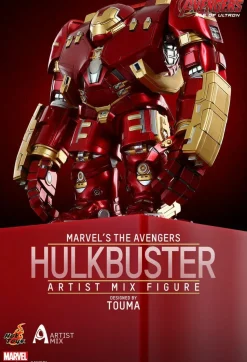 The Avengers - Avengers 2: Age of Ultron - Iron Man Hulkbuster and Battle Damaged Iron Man Mark XLIII (43) Hot Toys Artist Mix Bobble Head 2-Pack