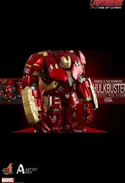 The Avengers - Avengers 2: Age of Ultron - Iron Man Hulkbuster and Battle Damaged Iron Man Mark XLIII (43) Hot Toys Artist Mix Bobble Head 2-Pack