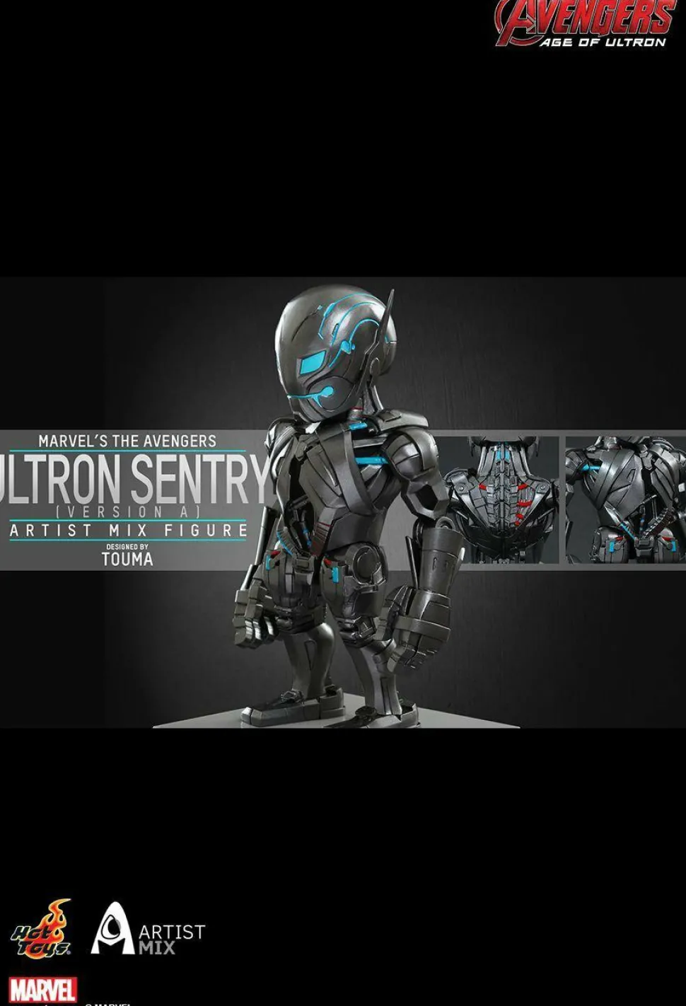 The Avengers - Avengers 2: Age of Ultron - Blue Ultron Sentry Hot Toys Artist Mix Bobble Head