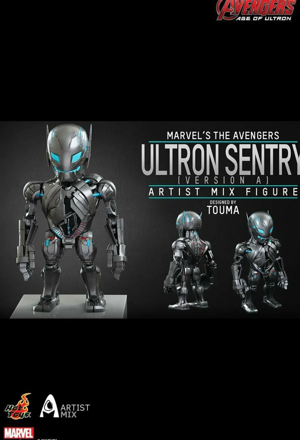The Avengers - Avengers 2: Age of Ultron - Blue Ultron Sentry Hot Toys Artist Mix Bobble Head