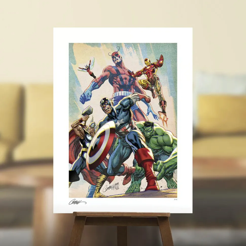 The Avengers - Avengers Assemble: Alpha #1 Fine Art Print by J. Scott Campbell