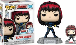 The Avengers - Black Widow Pop! Vinyl Figure with Enamel Pin
