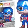 The Avengers - Captain America (Facet) Disney 100th Pop! Vinyl Figure (Popcultcha Exclusive)