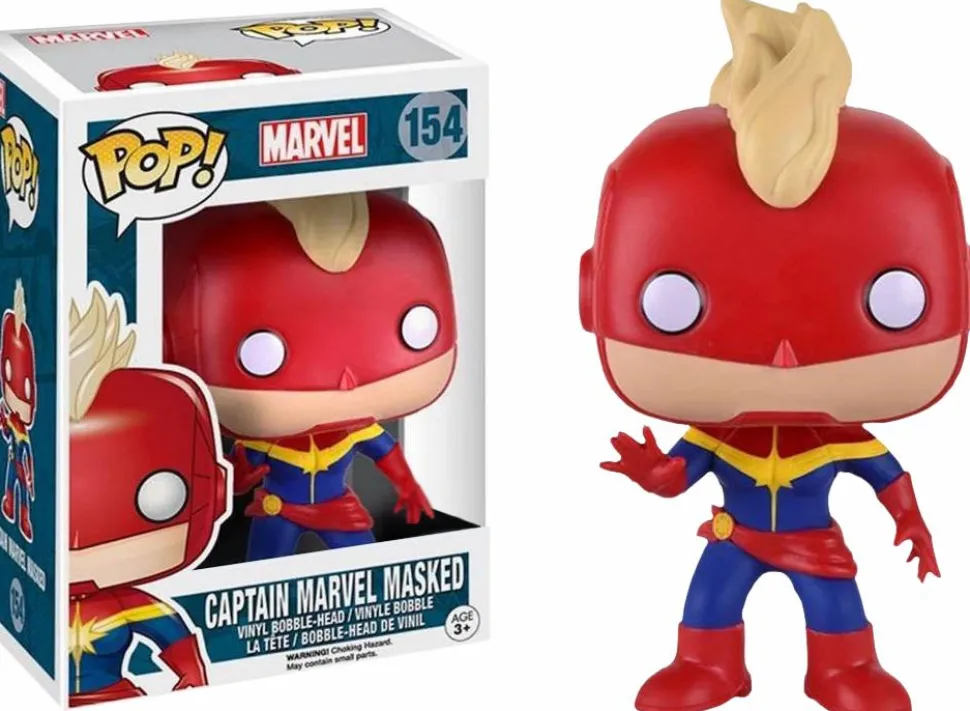 The Avengers - Captain Marvel Masked Pop! Vinyl Figure