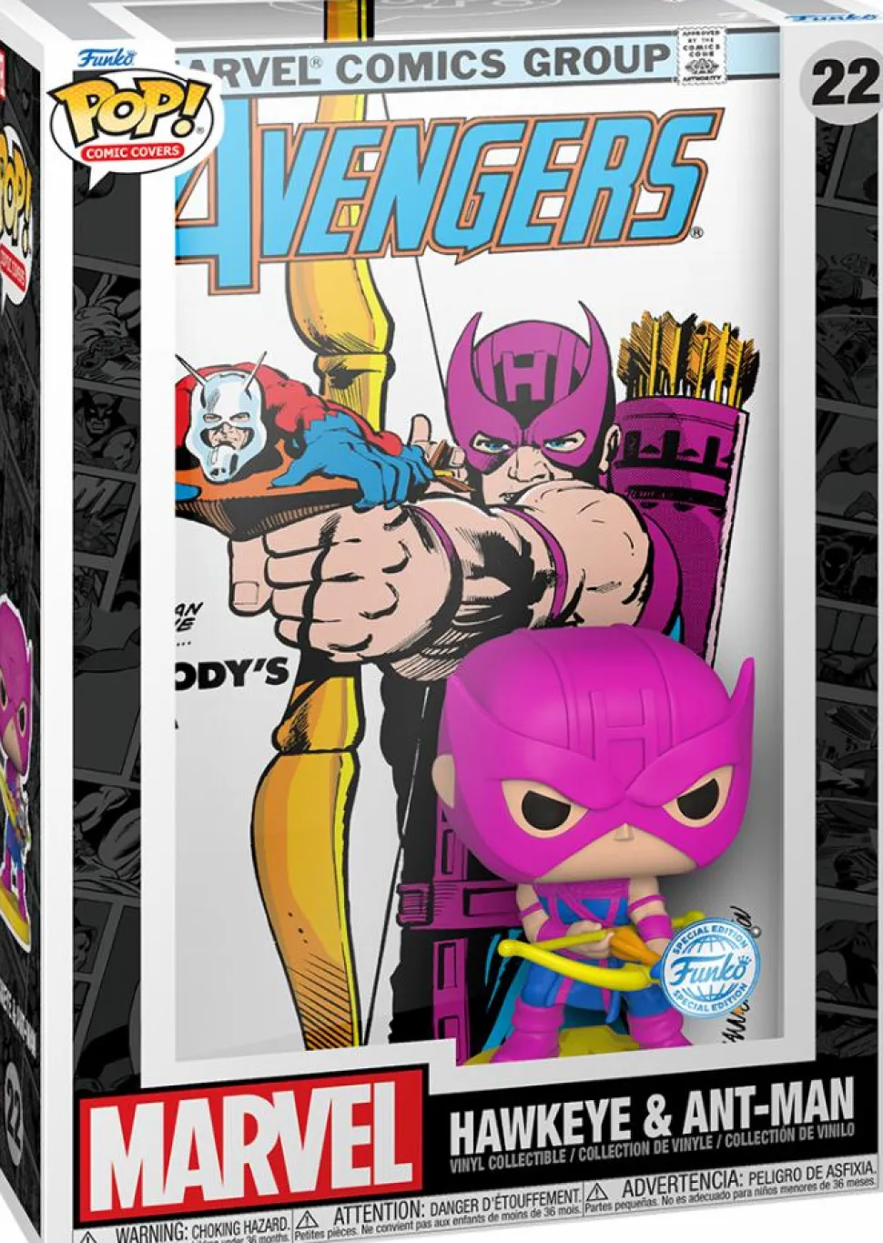The Avengers - Hawkeye & Ant-Man Avengers Vol. 1 Issue #223 Pop! Comic Covers Vinyl Figure