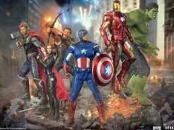 The Avengers - Iron Man Battle of New York 1/10th Scale Statue (Int Sales Only)