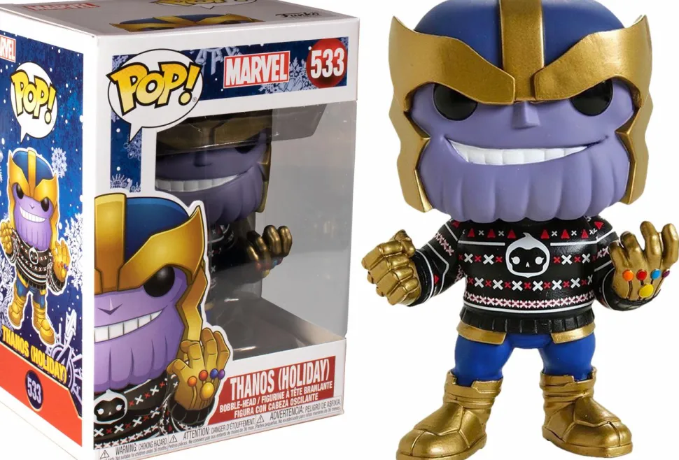 The Avengers - Thanos with Ugly Sweater Christmas Holiday Pop! Vinyl Figure