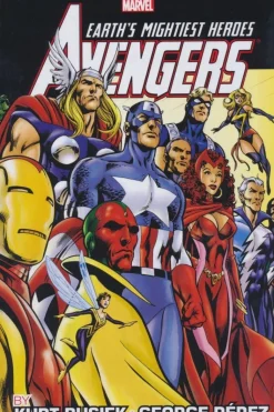 The Avengers - The Avengers by Kurt Busiek & George Perez Omnibus Volume 02 Hardcover Book (DM Direct Market Exclusive Alan Davis Variant Cover)