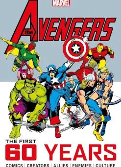 The Avengers - The First 60 Years Hardcover Book