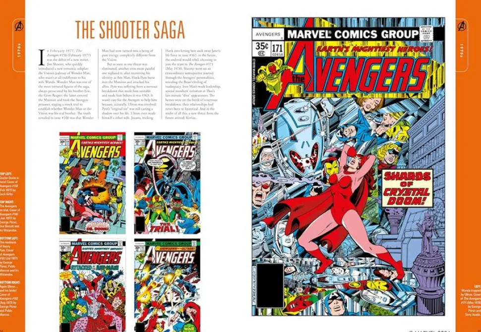 The Avengers - The First 60 Years Hardcover Book