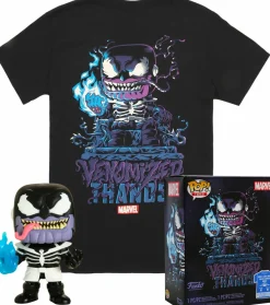 The Avengers - Venomized Thanos Glow in the Dark Pop! Vinyl Figure & T-Shirt Box Set