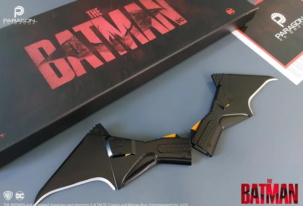 The Batman (2022) - Bat Glyph (Batarang) 1:1 Scale Life-Size Prop Replica
