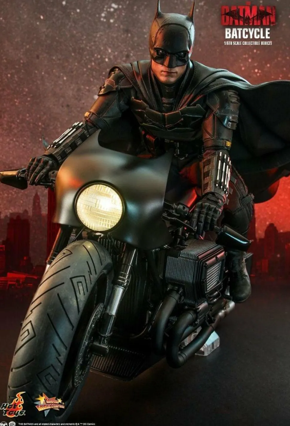 The Batman (2022) - Batcycle 1/6th Scale Hot Toys Action Figure Vehicle Accessory
