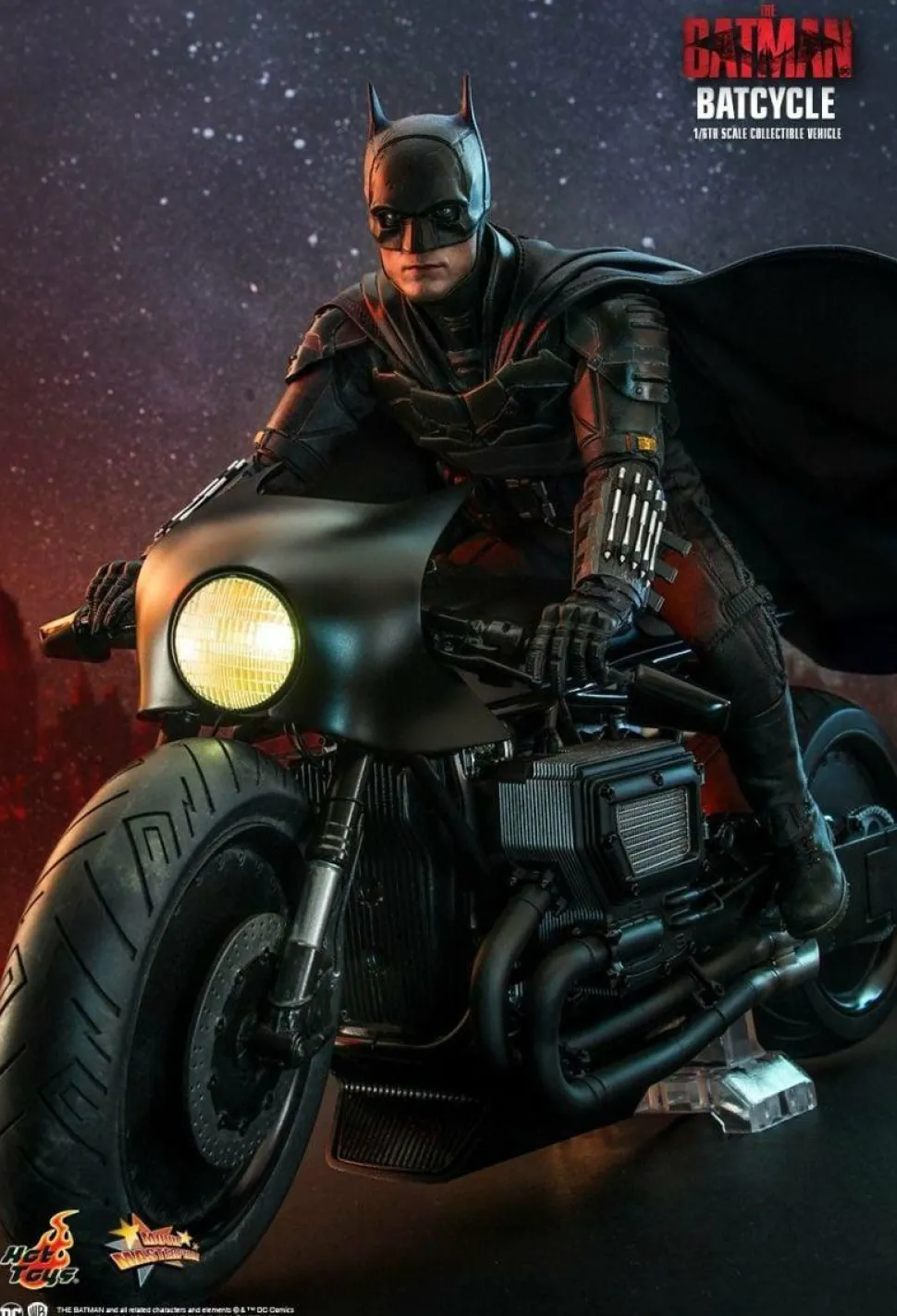 The Batman (2022) - Batcycle 1/6th Scale Hot Toys Action Figure Vehicle Accessory