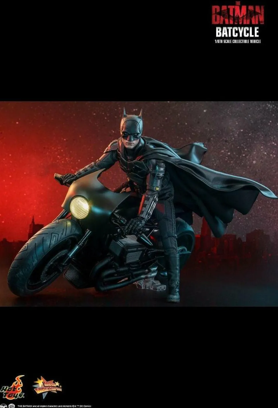 The Batman (2022) - Batcycle 1/6th Scale Hot Toys Action Figure Vehicle Accessory