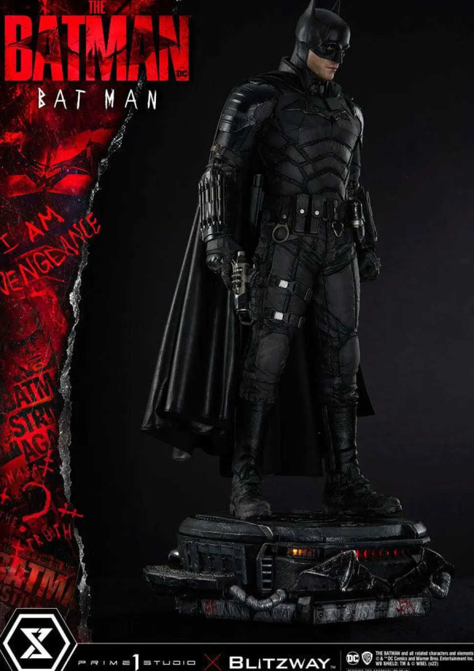 The Batman (2022) - Batman (Bonus Version) 1/3 Scale Statue
