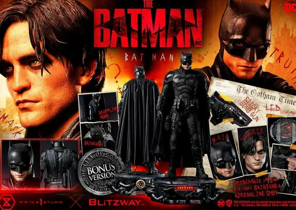 The Batman (2022) - Batman (Bonus Version) 1/3 Scale Statue