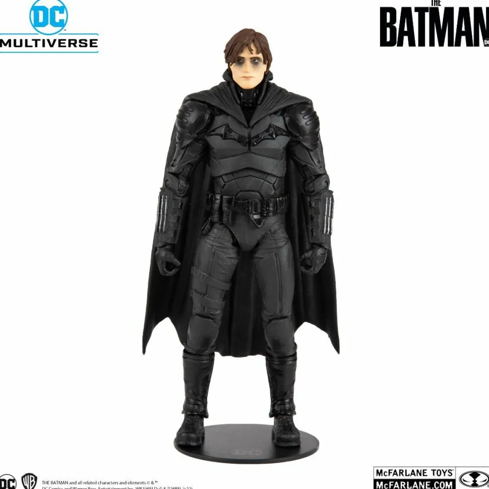 The Batman (2022) - Batman (Unmasked) DC Multiverse 7” Scale Action Figure